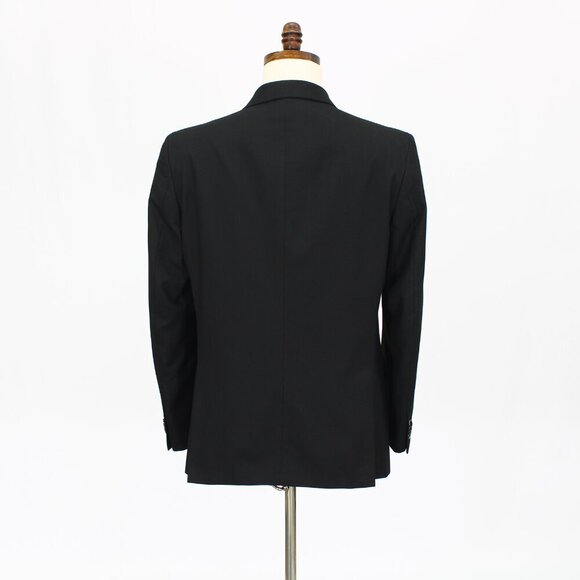 Kenneth Cole 42R Black Solid 2-Button Sport Coat Blazer Jacket P386 - Picture 7 of 11